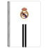 SAFTA Real Madrid Home 20/21 Folio 80 Sheets Hard Cover Notebook