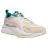 Фото #2 товара Puma RsCurve Ocean Queen Lace Up Womens Blue, Grey, Pink, White Sneakers Casual