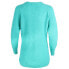 Page & Tuttle Raglan Crew Neck Sweater Womens Blue P16S59-SEA