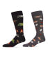 Фото #2 товара Men's Pair Novelty Socks, Pack of 2