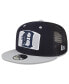 Фото #3 товара Men's Navy, Gray Detroit Tigers Logo Zoom Trucker 9FIFTY Snapback Hat