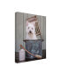 Фото #2 товара Edward M. Fieldin Washing the Dog Canvas Art - 27" x 33.5"