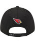 Men's Black Arizona Cardinals Top Visor 9Forty Adjustable Hat