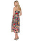 Women's Printed Tiered-Skirt Dress