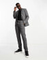 Фото #2 товара Original Penguin suit trousers in grey and blue check