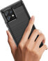 Hurtel Etui silikonowe Carbon Case do Motorola Edge 40 Pro - czarne