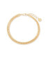 ფოტო #1 პროდუქტის 14K Gold-Plated Wells Chain Bracelet