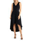 Фото #1 товара Women's Sleeveless Fit and Flare High Low Dress