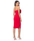 Women's Strapless Rosette Dress