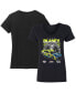 ფოტო #1 პროდუქტის Women's Black Ryan Blaney 2023 NASCAR Cup Series Champion Official V-Neck T-shirt