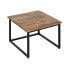 Set of 2 tables Black Natural 60 x 60 x 42 cm (2 Units)