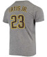 Фото #4 товара Men's Fernando Tatis Jr. Heathered Gray San Diego Padres Name and Number Tri-Blend T-shirt