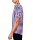 Фото #3 товара Men's Regular-Fit Non-Iron Performance Stretch Linked Circle-Print Button-Down Shirt