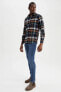 Фото #3 товара Рубашка мужская с красивым рисунком Modern Fit Defacto