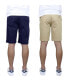 ფოტო #2 პროდუქტის Men's 5 Pocket Flat Front Slim Fit Stretch Chino Shorts, Pack of 2