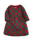 Toddler Girls Cotton Dresses, Christmas Plaid 2pck