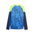 Фото #3 товара Puma Individualcup Quarter Zip Pullover Sweatshirt Mens Blue 65848354