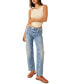 ფოტო #5 პროდუქტის Women's Risk Taker Mid-Rise Straight-Leg Jeans