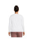 ფოტო #3 პროდუქტის Plus Size Relaxed Supima Cotton T-Shirt