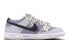 Кроссовки Nike Dunk Low SE Purple Fairy Grunge Low-s GS Gray Purple 35.5 - фото #2