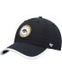 Фото #2 товара Men's Black Iowa Hawkeyes Microburst Clean Up Adjustable Hat