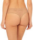 Women's Bliss Allure One Size Lace Thong Underwear 771303