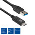 Фото #4 товара ACT AC7417 - 2 m - USB C - USB A - USB 3.2 Gen 1 (3.1 Gen 1) - 5000 Mbit/s - Black