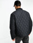 Фото #4 товара Polo Ralph Lauren icon logo quilted insulated harrington jacket in black