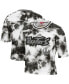 ფოტო #1 პროდუქტის Women's Black and White Toronto Raptors Hardwood Classics Tie-Dye Cropped T-shirt