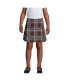 Фото #5 товара Big Girls School Uniform Slim Side Pleat Plaid Skort Above the Knee