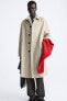 Oversize cotton trench coat