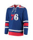 ფოტო #3 პროდუქტის Men's G-III Sports by Carl Banks Royal Philadelphia 76ers Pointman Hockey Fashion Jersey