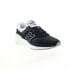 Фото #3 товара New Balance 997H CM997HQN Mens Black Suede Lace Up Lifestyle Sneakers Shoes