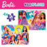 Фото #6 товара Набор из 4 пазлов Barbie MaxiFloor 192 Предметы 35 x 1,5 x 25 cm