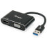 Фото #1 товара EQUIP 133386 USB 3.0 To VGA/HDMI M/F adapter