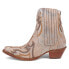 Фото #3 товара Dan Post Boots Bristol Tooled Inlay Embroidered Snip Toe Cowboy Booties Womens S