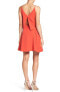 Фото #3 товара Adelyn Rae 243173 Womens Jinni Woven Popover Fit & Flare Dress Red Size X-Small