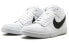 Фото #4 товара Riccardo Tisci x Nike Dunk High Lux Chukka 高帮 板鞋 男女同款 白黑 / Кроссовки Nike Dunk High 910088-101