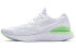 Фото #2 товара Nike Epic React Flyknit 2 编织 低帮 跑步鞋 男款 白绿 / Кроссовки Nike Epic React Flyknit 2 BQ8928-100