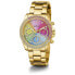 Фото #4 товара Guess Damen Armbanduhr Sol 38 mm gold GW0483L4