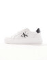 Calvin Klein Jeans monogram chunky cupsole trainers in multi