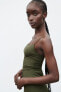 Фото #5 товара Длинное платье облегающего кроя из эластичной ткани ZARA