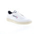 Фото #2 товара Reebok Club C 85 Mens White Leather Lace Up Lifestyle Sneakers Shoes