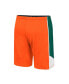 ფოტო #2 პროდუქტის Men's Orange Miami Hurricanes Haller Shorts