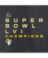 Фото #5 товара Men's Heather Charcoal Los Angeles Rams Super Bowl LVI Champions Roster Signature T-shirt