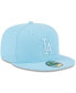 Фото #4 товара Men's Light Blue Los Angeles Dodgers 2023 Spring Color Basic 59FIFTY Fitted Hat