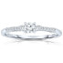 Sterling Silver Cubic Zirconia Engagement Ring