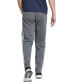 ფოტო #2 პროდუქტის Men's Essentials 3-Stripes Fleece Track Pants