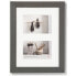 walther design HO218D - Wood - Gray - Single picture frame - 13 x 18 cm - Rectangular - 299 mm