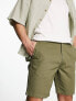 Фото #4 товара New Look straight chino shorts in dark khaki